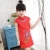 Import cheongsam dress Chinese traditional summer short sleeve jacquard cotton girls clothing dress embroidered girls qipao from China