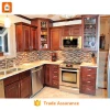 Cherry solid wood kitchen cabinet and modern kitchen cabinet made of solid wood