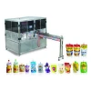 China  baby fruit juice with straw pouch packaging bag filling capping machine