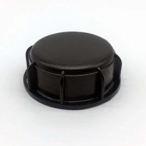china factory 2 inches 60mm S60x6 thread plastic black cap for 1000L ibc tank valve