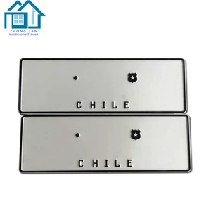 China Factory custom License Plate aluminum sheet metal blank car number plate