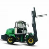 China hydraulic transmission forklift diesel forklift truck off road vehicle with wide view for sale