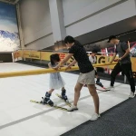 China Manufactory Indoor Ski Simulator indoor grass ski slope, indoor artificial ski surface&