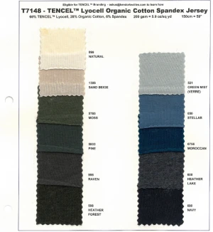 China Manufacturer Breathable Tencel Knitted Fabric