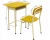 Import China manufacturers School Furniture Wholesale Single Classroom Desk And Chair from China