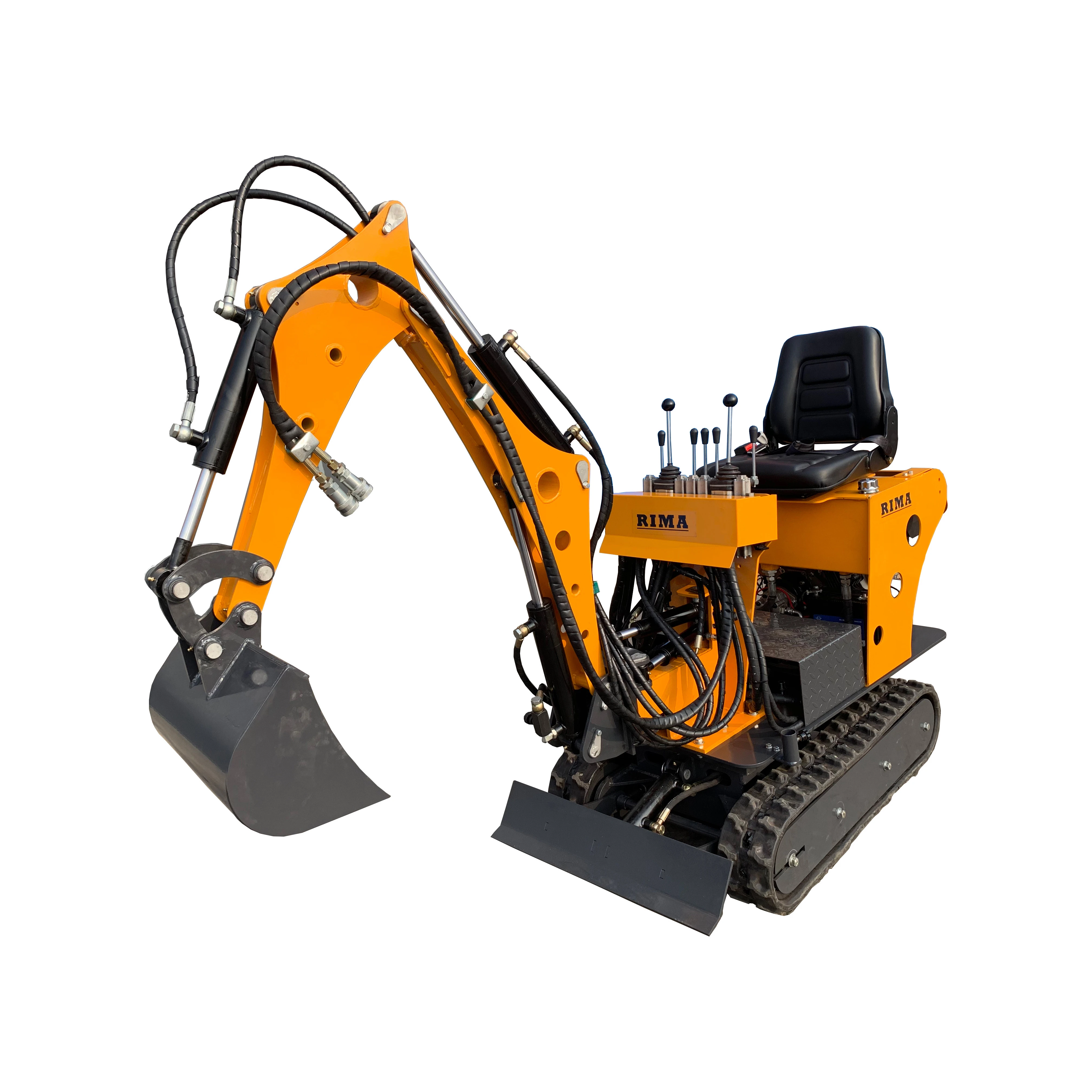 China mini Excavator 0.8T Small Digger Excavator With Rubber Track