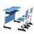 Import China school student table and chair set college double seat desk classroom furniture from China