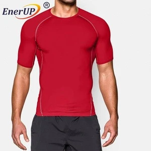 China Wholesale anti-fatigue Mens Clothing Gym Sport Wear Tight Mens sports t shirts