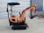 Import chinese brand  1ton factory low price  mini crawler excavator hot sale from China