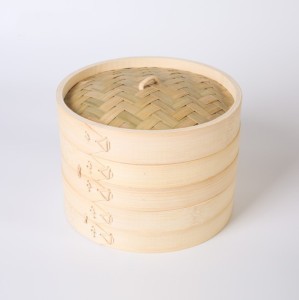 Chinese Handmade Bamboo Home Steamer For Cooking
