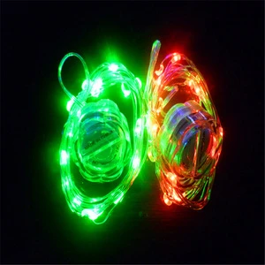 Christmas holiday led decorative multicolor letter shaped flashing fairy string lighting