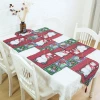 Christmas new design snowflake and snowman table runner 36 inches long