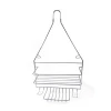 Chrome-plating Metal Wire Bathroom Hanging Shower Caddy Basket