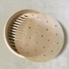 Circular Bamboo Steamer Perforated Parchment Liners