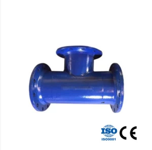 Class K14 China Fire Hydrant Ductile Cast Iron Pipe Fittings All Flanged Tee /All Flanged Cross Tee iron Pipes And Fittings--All