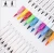 Import Classic 12 colors dual tips brush pens with fineliner coloring books art sketching calligraphy water color marker from China