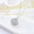 Import Classic Bridal Wedding Personalized Jewelry Necklace Electroplated Rose Gold silver Flower Pendant Necklace from China