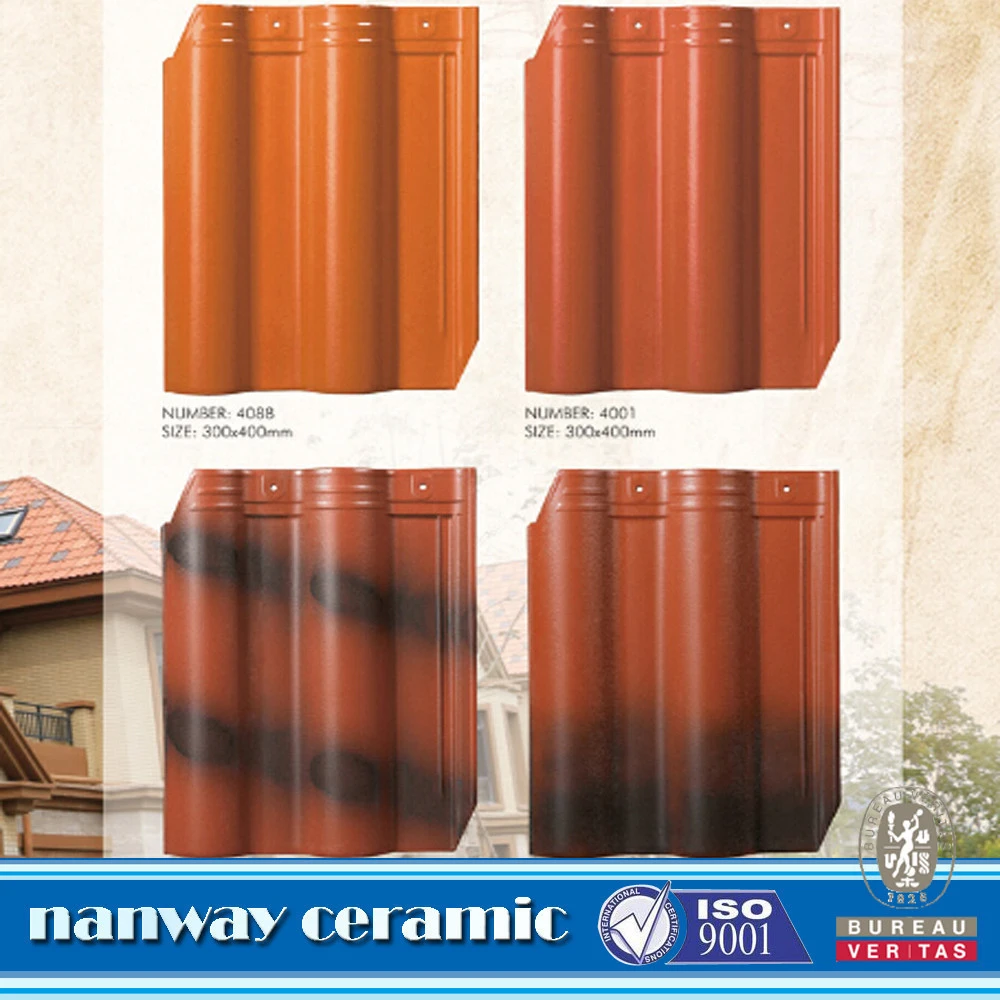 Classic color roofing tiles,ceramic roof tiles building material