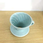 Clever Ceramic Coffee Pour Over or v60 Coffee Dripper
