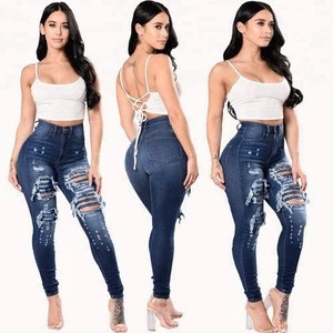 Buy Clothing Factory Wholesale Women Jeans Damaged Tight Super Skinny  Ripped High Waist Womens Denim Stretch Pants from Guangzhou Zengcheng  Liweishi Clothing Store, China | Tradewheel.com