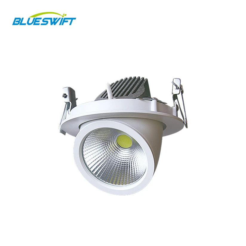 COB Aluminum 5W LED Ceiling Spotlight Adjustable Angle downlight