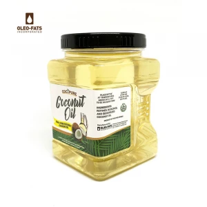 Cocopure Brand Coconut oil 12*1L jar large capacity made in PH organic fractionated coconut oil cold press virgin coconut oil
