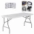 Import Collapsible hotel plastic folding table/simple design 6ft folding desk from China