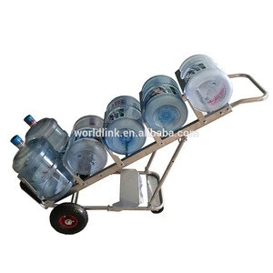 Collapsible Steel Heavy Duty Bottled Hand Trolley Watering Cart