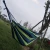Import Color bar outdoor camping hammock anti-side-turn canvas hanging sheets double casual color hammock from China