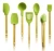 Import Colorful Bamboo handle silicone kitchen cooking tools utensil from China