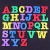 Import Colorful EVA Decorative Magnetic Alphabet Fridge Magnet 3D Magnetic Letters For Education Toys from China