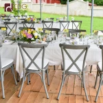 Colorful Industrial Metal Vintage Dining Chairs