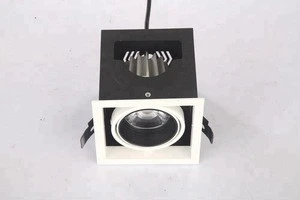 Commercial lighting square 25w led grille downlight