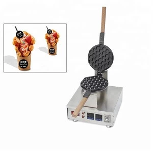 Commercial Semi Automatic Electric Gas Egg Roll Baking Making Machine Pizzelle Cookies Ice Cream Waffle Cone Maker