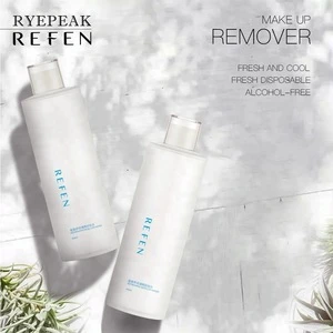 Completely removal fresh and tenderly disposable alcoholic free organic makeup remover