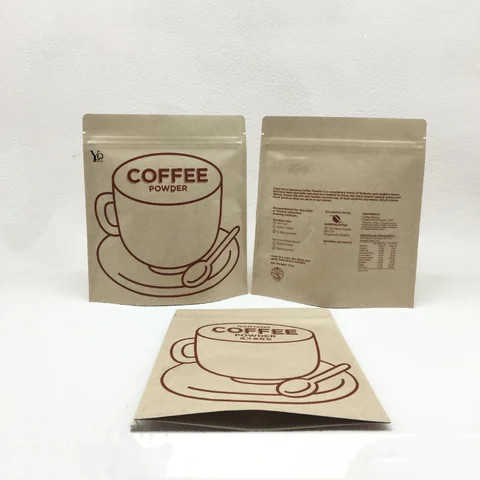 Buy Compostable Design Kraft Paper Envelope Tea Nut Snack Food Storage ...