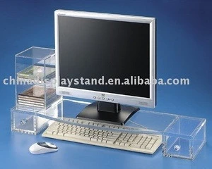 Computer Holder With CD Rack
