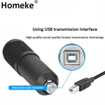 Condenser Microphone computer USB Port Studio Microphone For pc Sound Card Professional Karaoke Microphones DJ Live Recording