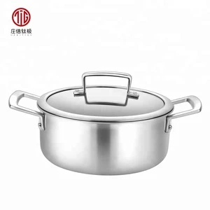 Cooking multifunction pure titanium cookware sets cooking pots and pans set