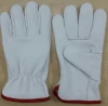 Cow grain leather driver gloves