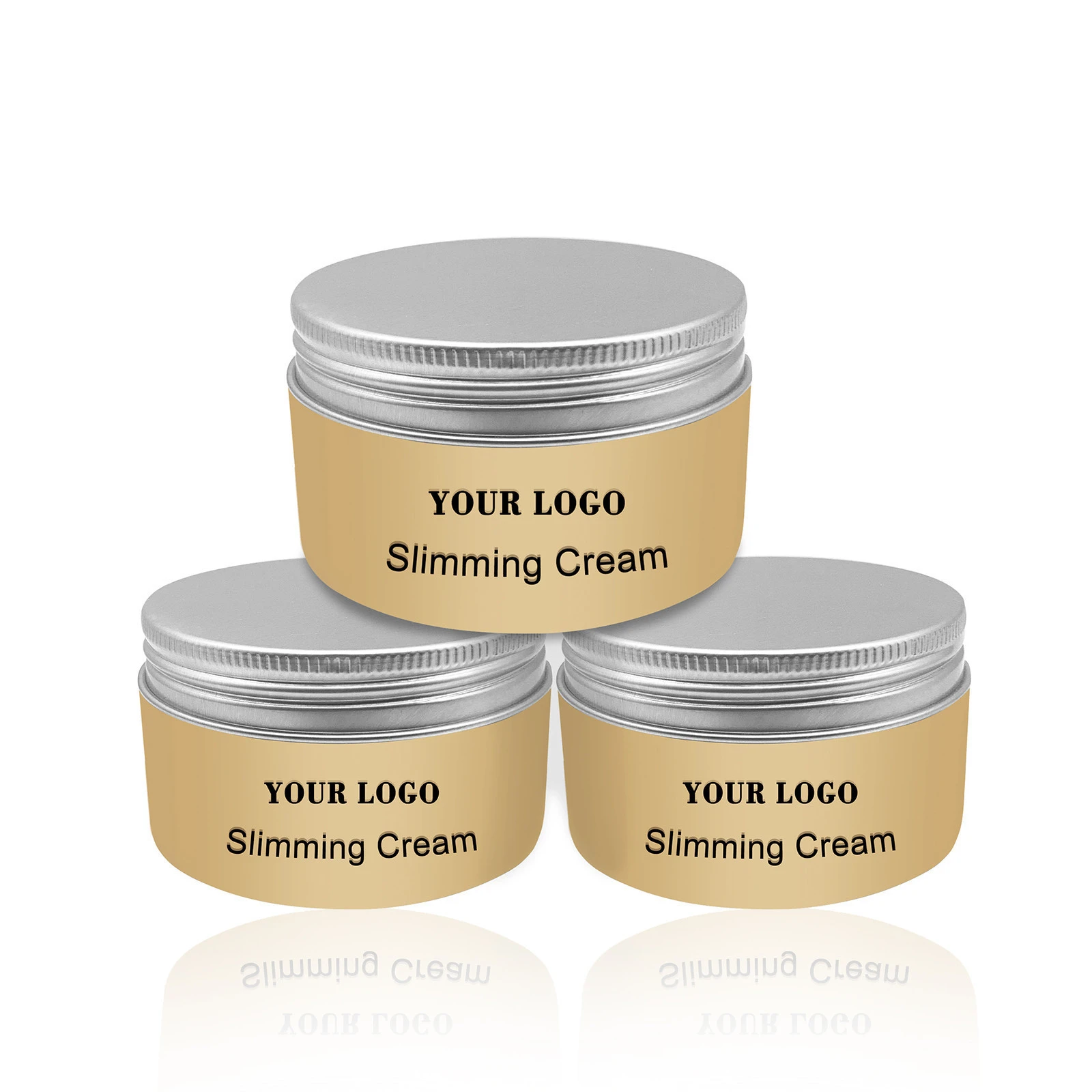 Create your own slimming cream with factory price private label Fat burning cream 100g bottle packing