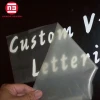 Crystal Clear Transfers: PET Self-Adhesive Transparent Sticker Roll  --Perfect for Graphic and Logo Applications