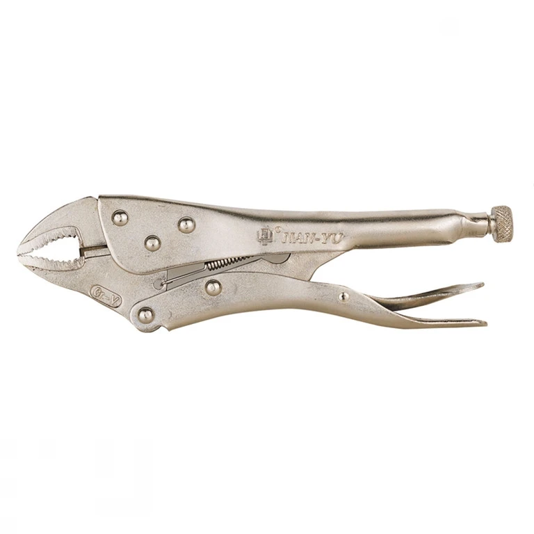 Cured Jaw Locking Plier With Cutter Lock-Grip Pliers