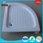 Custom 600mm Plastic Colored Deep Acrylic Shower Tray