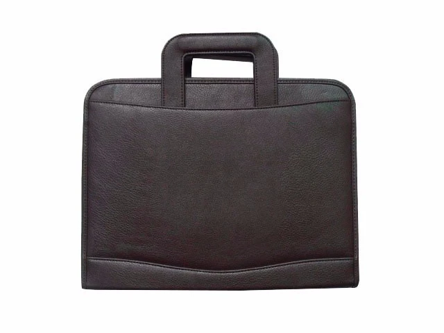 Custom Business Portfolio Folder Leather Briefcase Card Holder