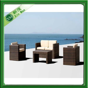 Custom cheap outdoor wicker furniture rattan sofa