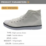 Custom Classica Kids Sneakers 3D Printed Big Eye High Top classical  Canvas Men Casual Vulcanize Flat Shoes Female Lace up Shoe