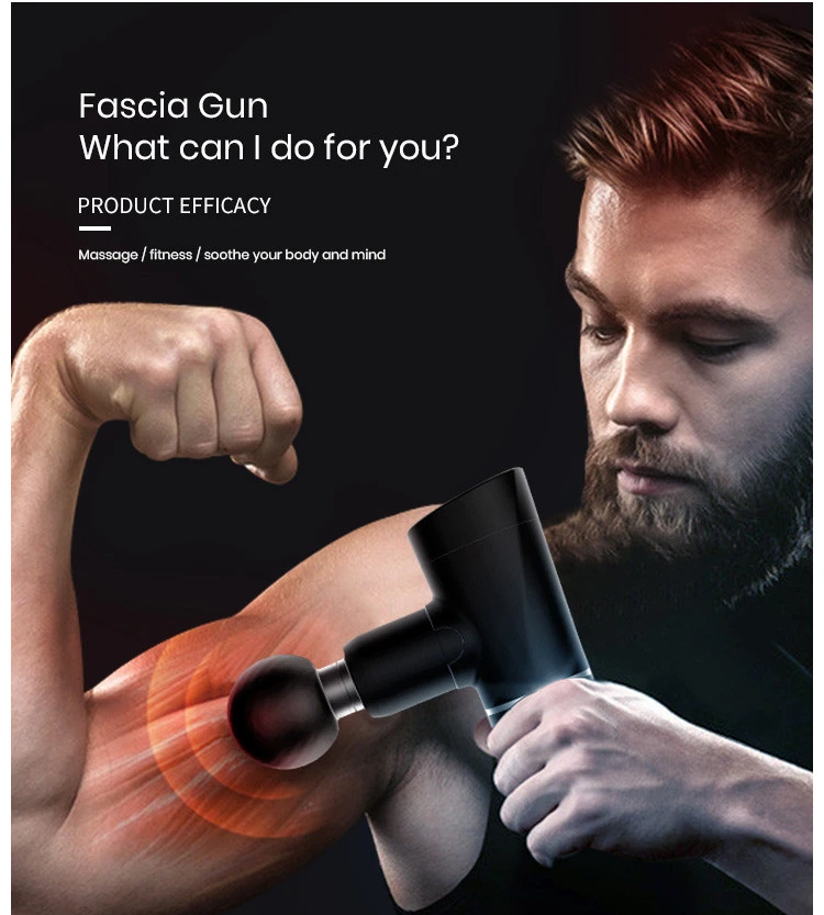 Custom Design Guaranteed Quality Fascia Gun Head Portable Mini Massage Gun