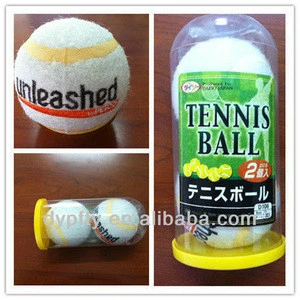 Custom embroidery white tennis balls with logo
