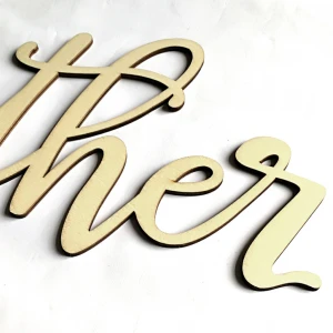 Custom Gather Wood Sign Hanging Wood Letters Wall Home Decoration